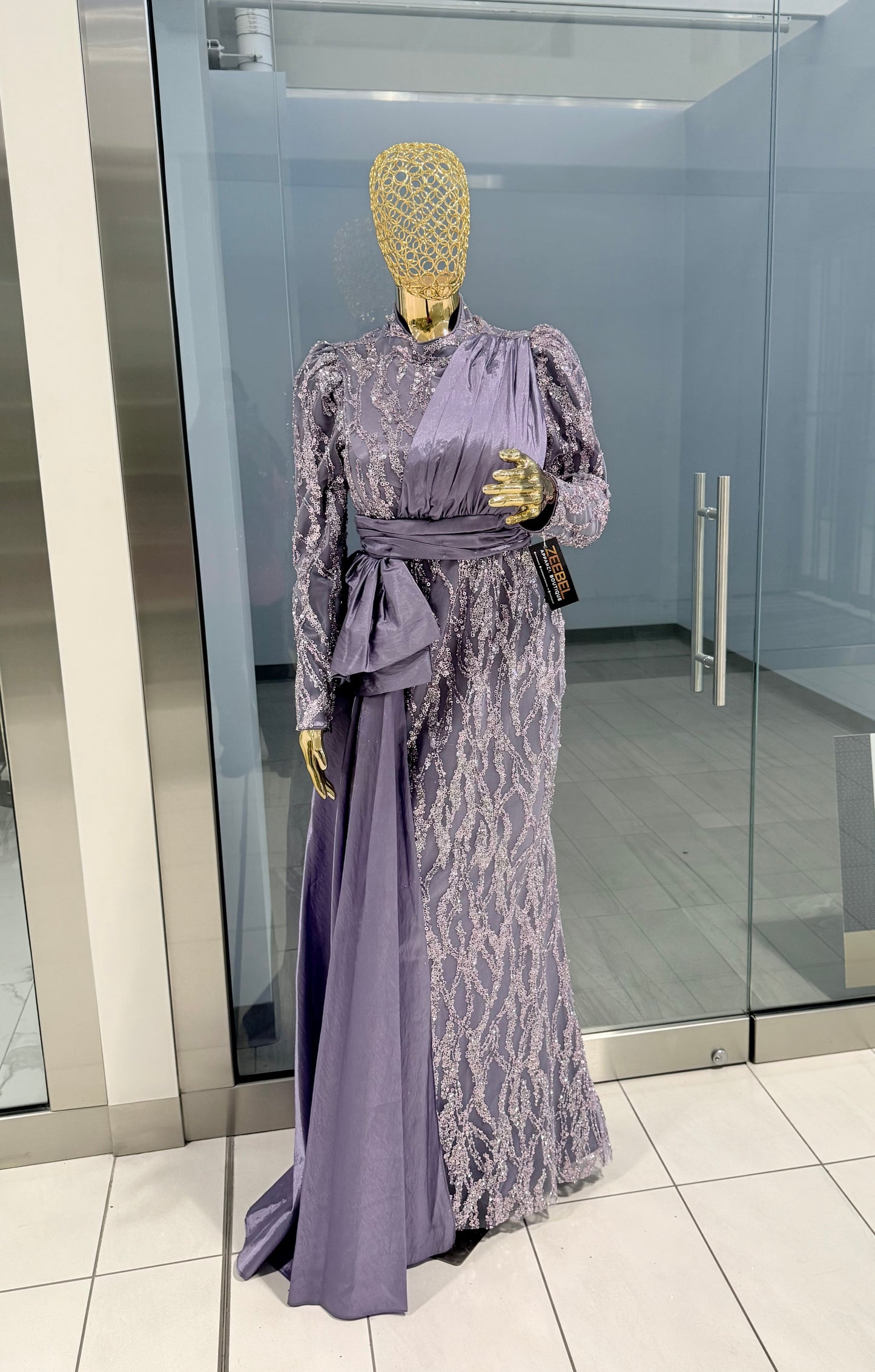 Stunning Sequins Evening Dress