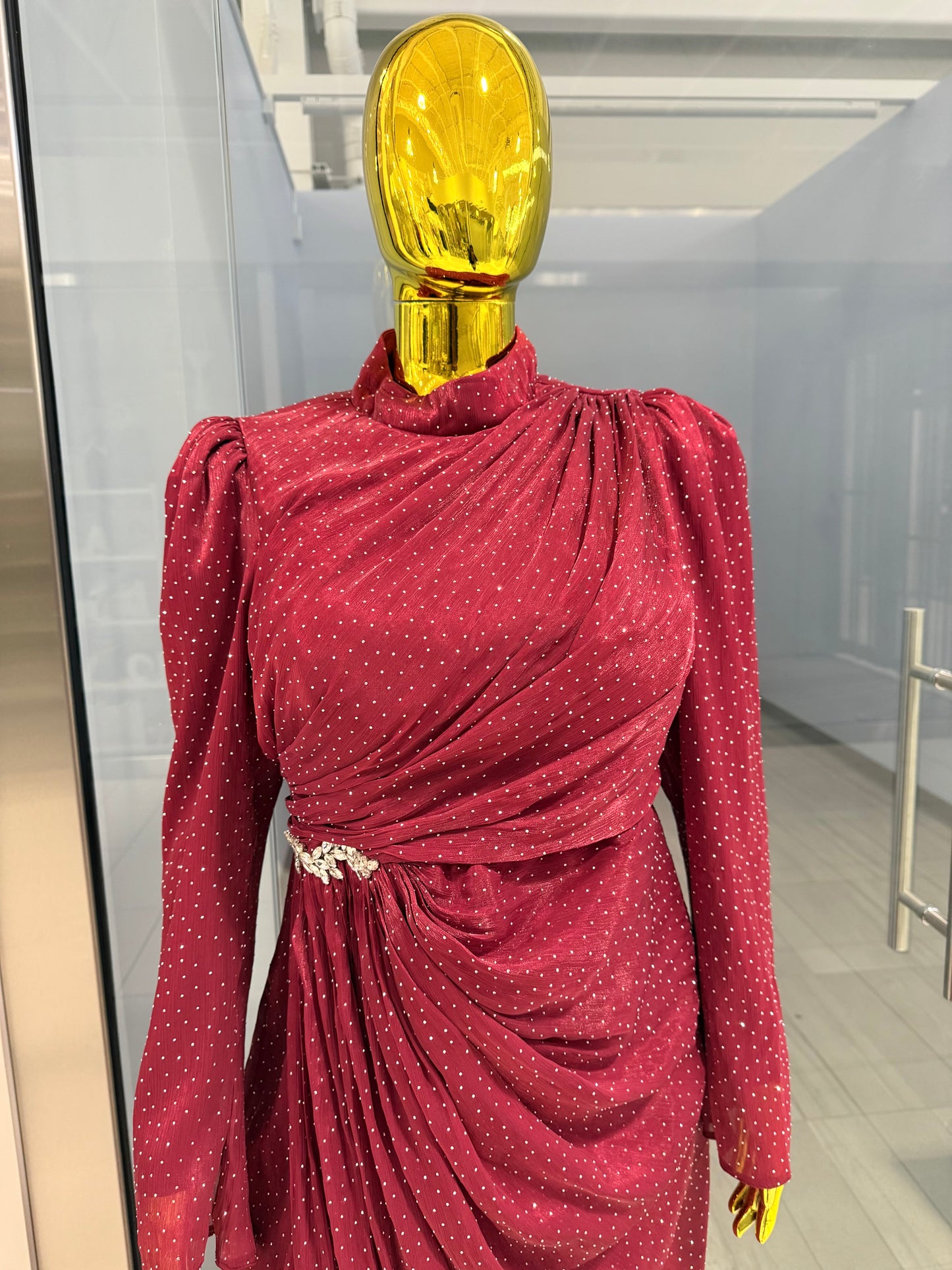 Sweet As Honey Red Gown
