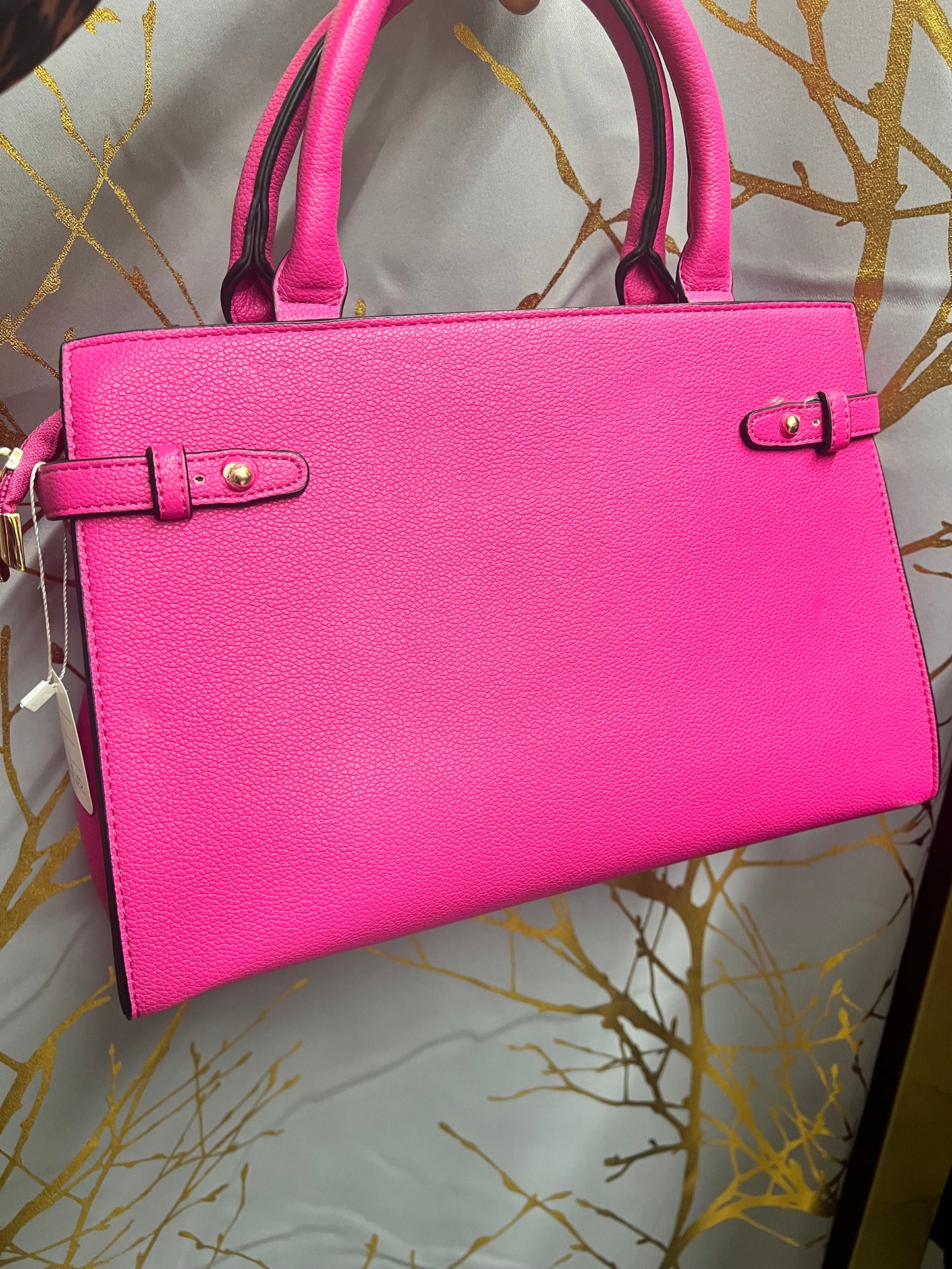 Red handbag
