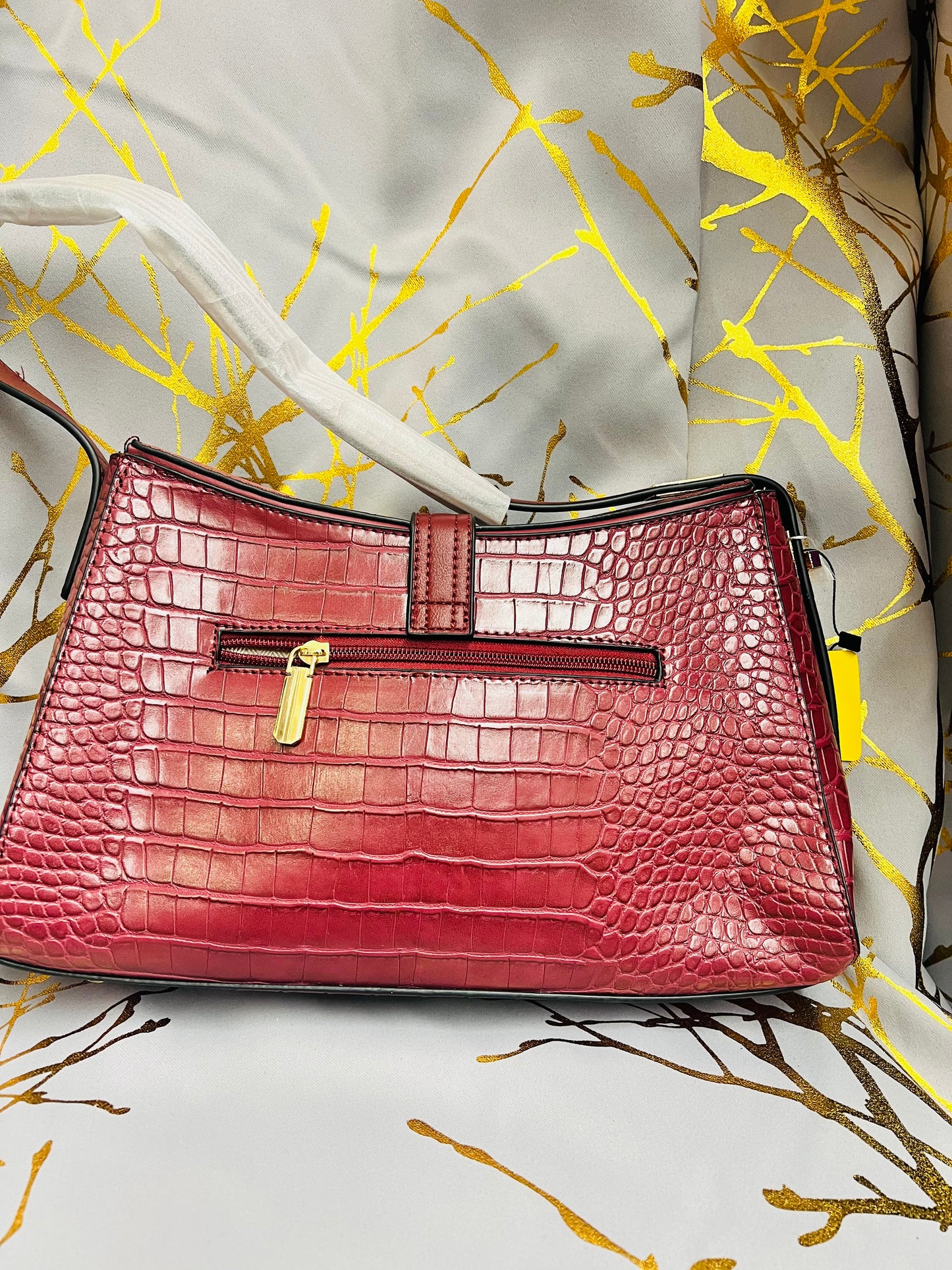 Wine leather bag