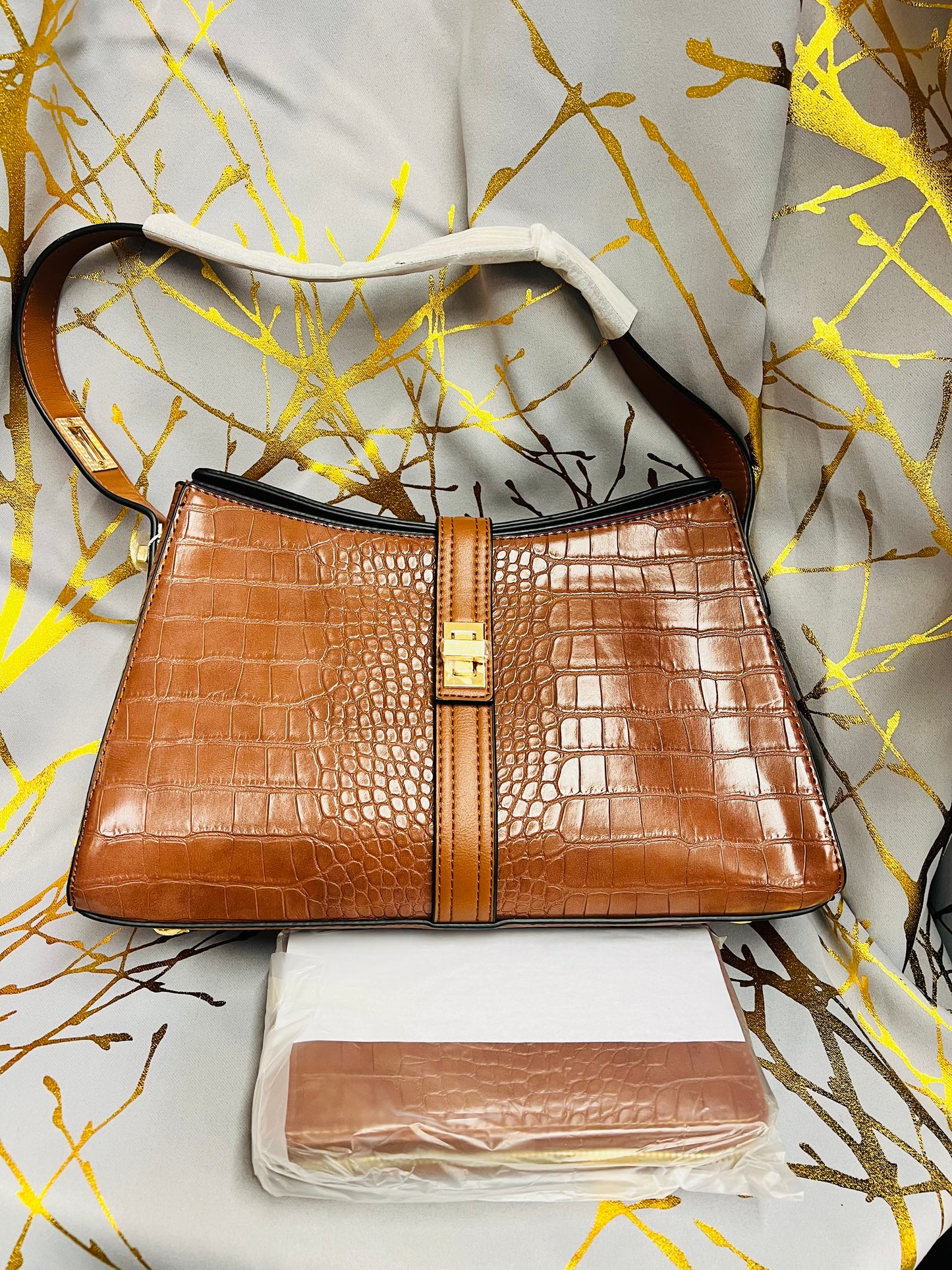 Wine leather bag