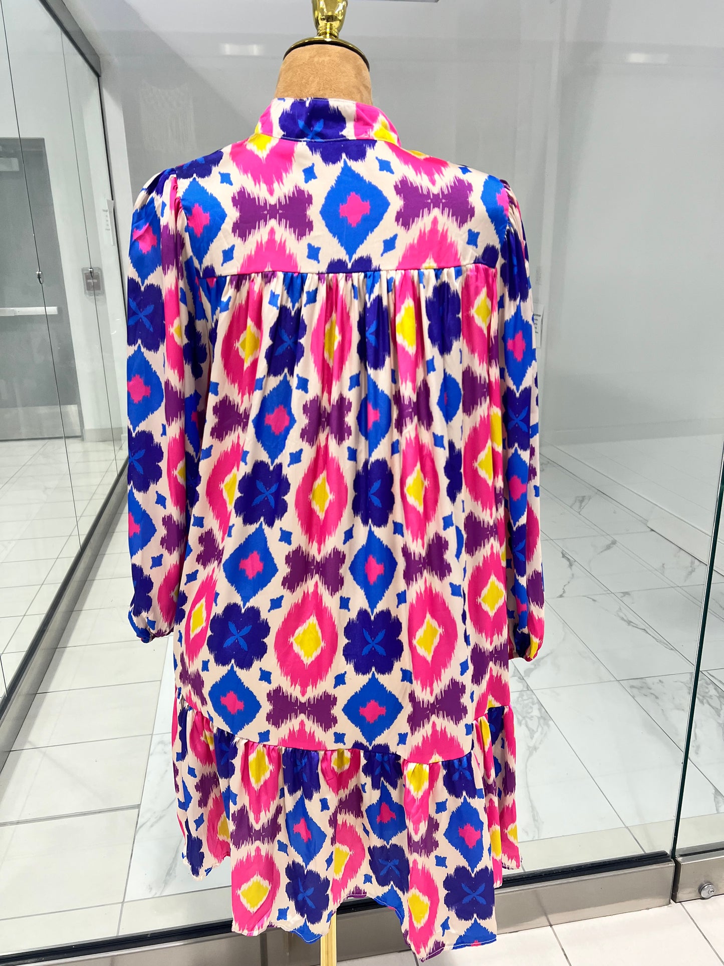 Multicolour Short Dress