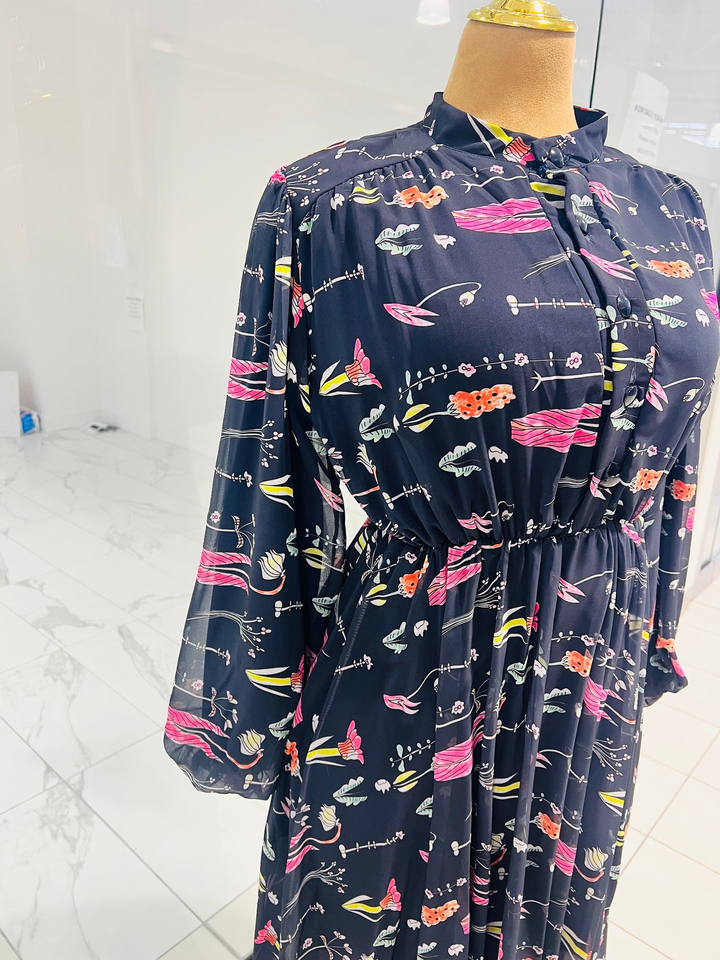 Colorful chiffon Dress