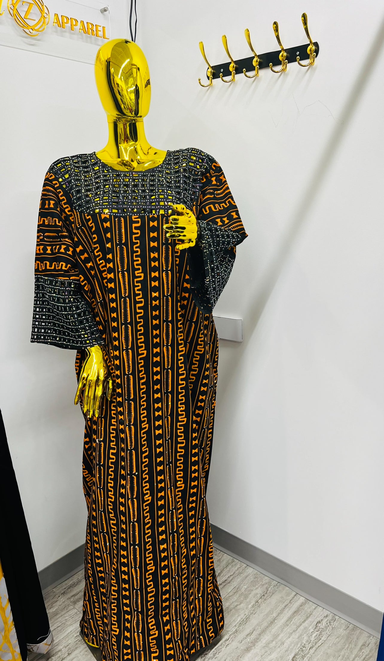 Yellow Ankara attire