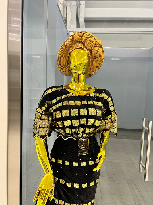 Women’s Elegant Blouse and Wrapper