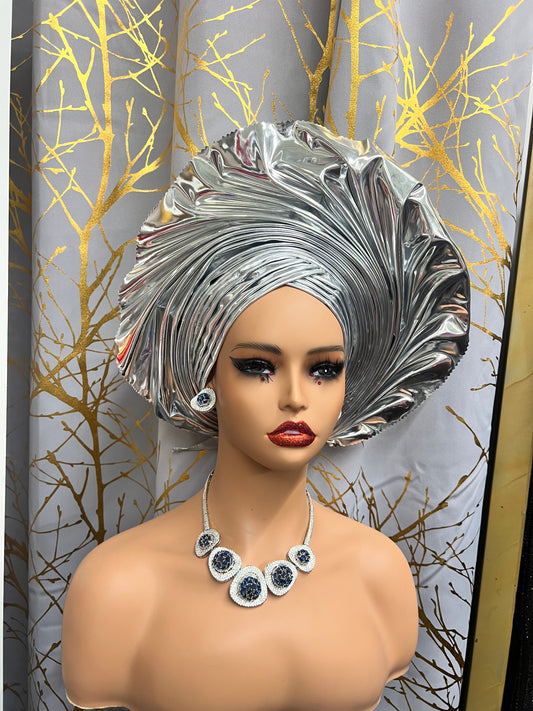 Silver leather Autogele