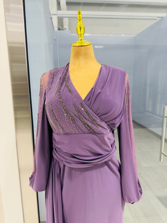 Purple Evening Gown