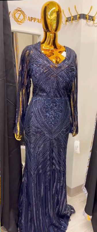 Blue Evening Dress