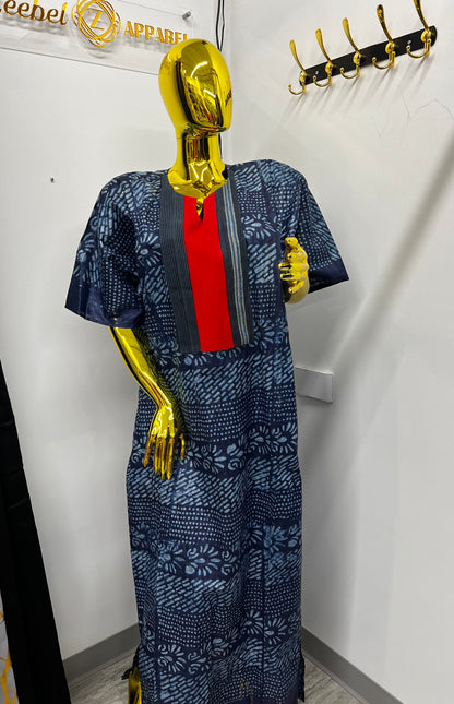 Blue Tie and Dye gown
