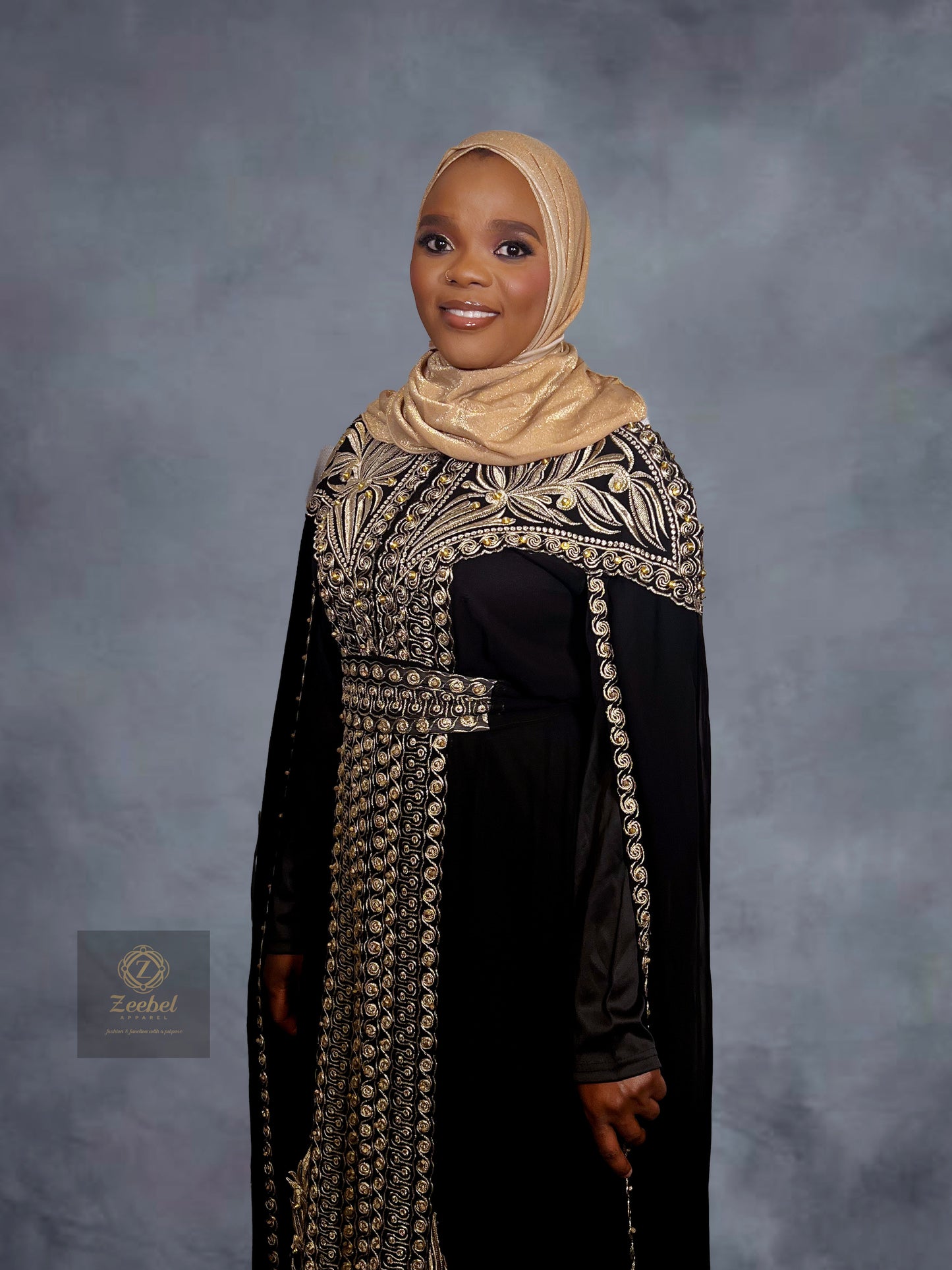 Black Egyptian Abaya