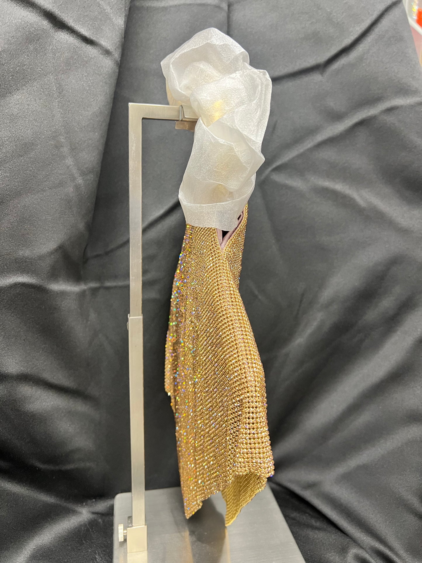 Women Gold hand clutch