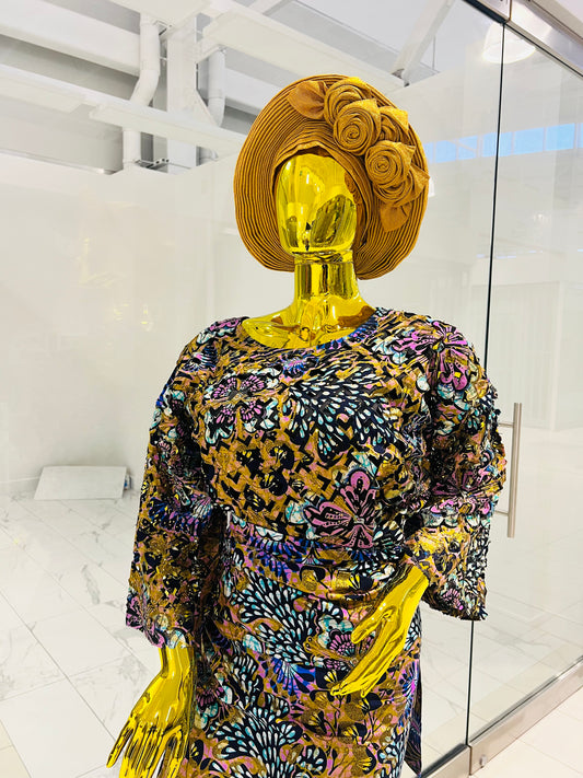 Ankara Blouse and Wrapper
