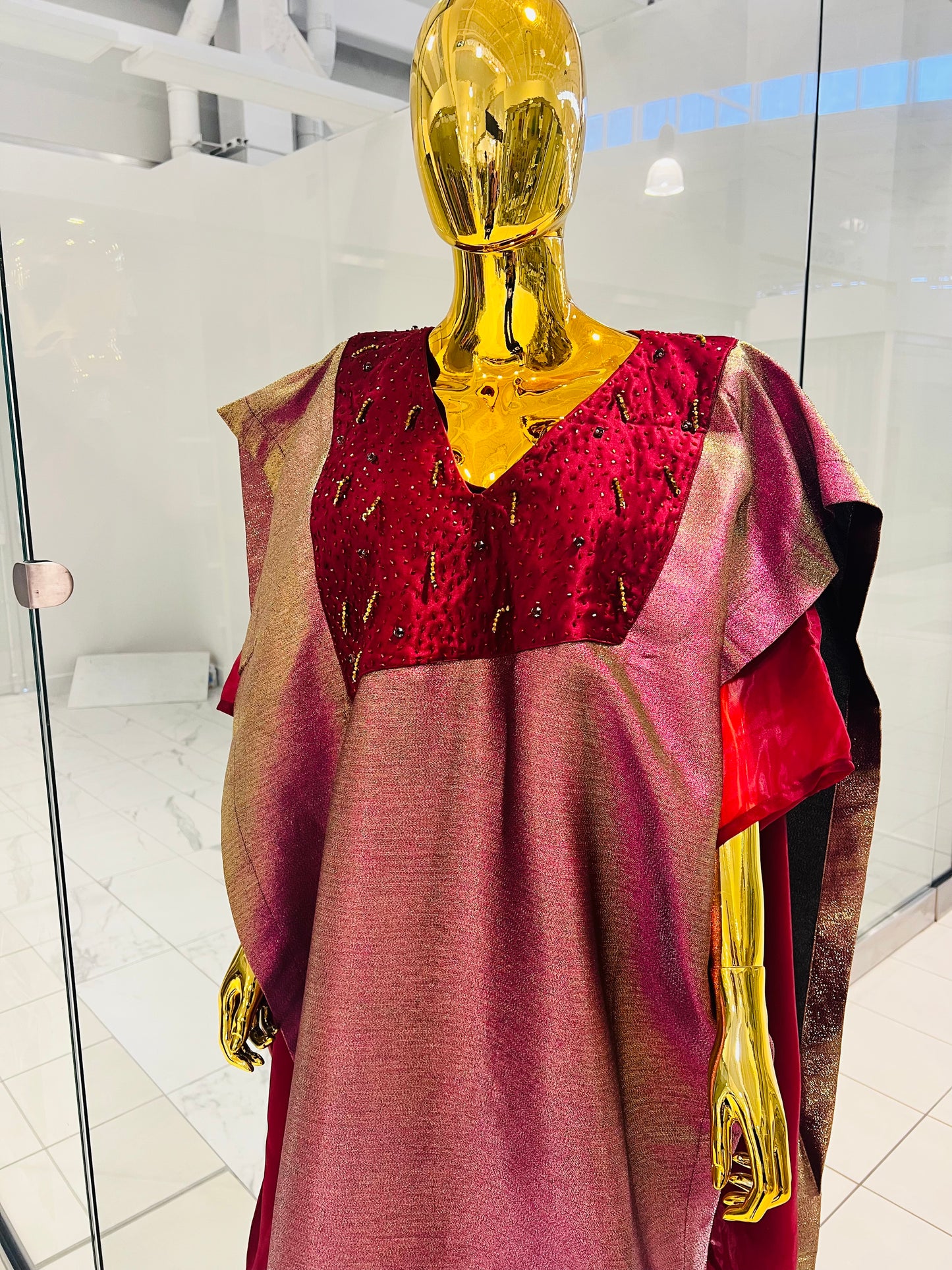 Gold Dazzling Brocade Ready to wear