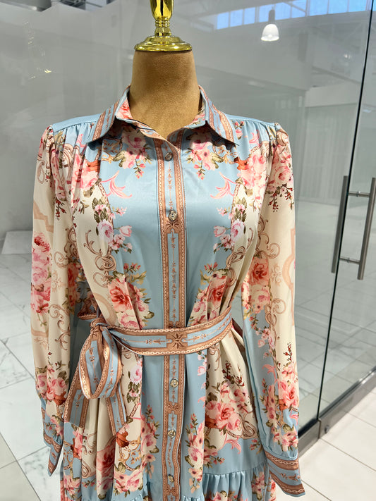 🌸 Elegant Floral Dress – Embrace Timeless Beauty