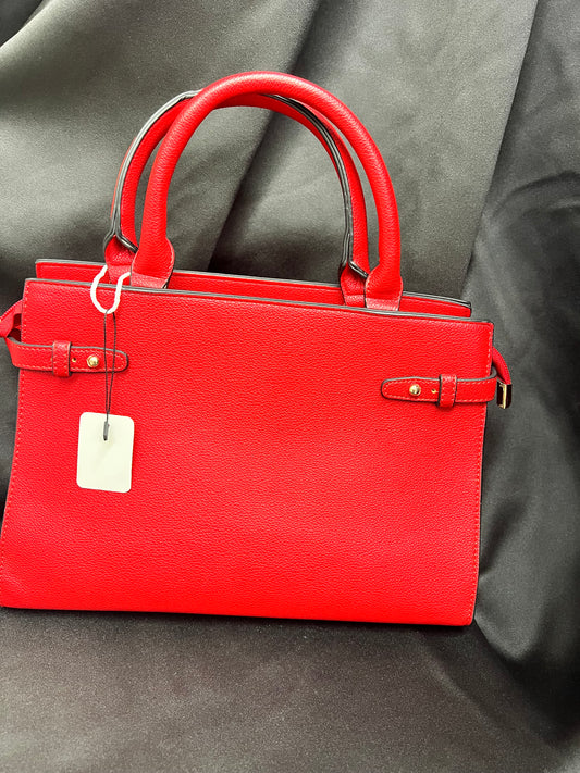 Red handbag