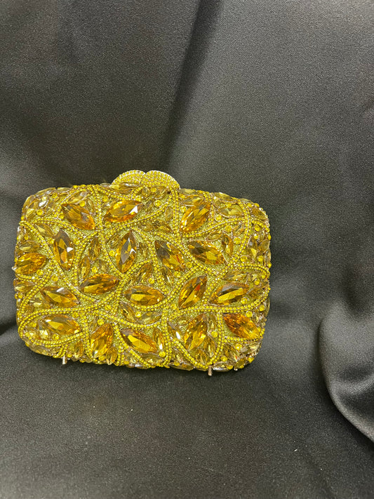 Mini Crystal stone clutch
