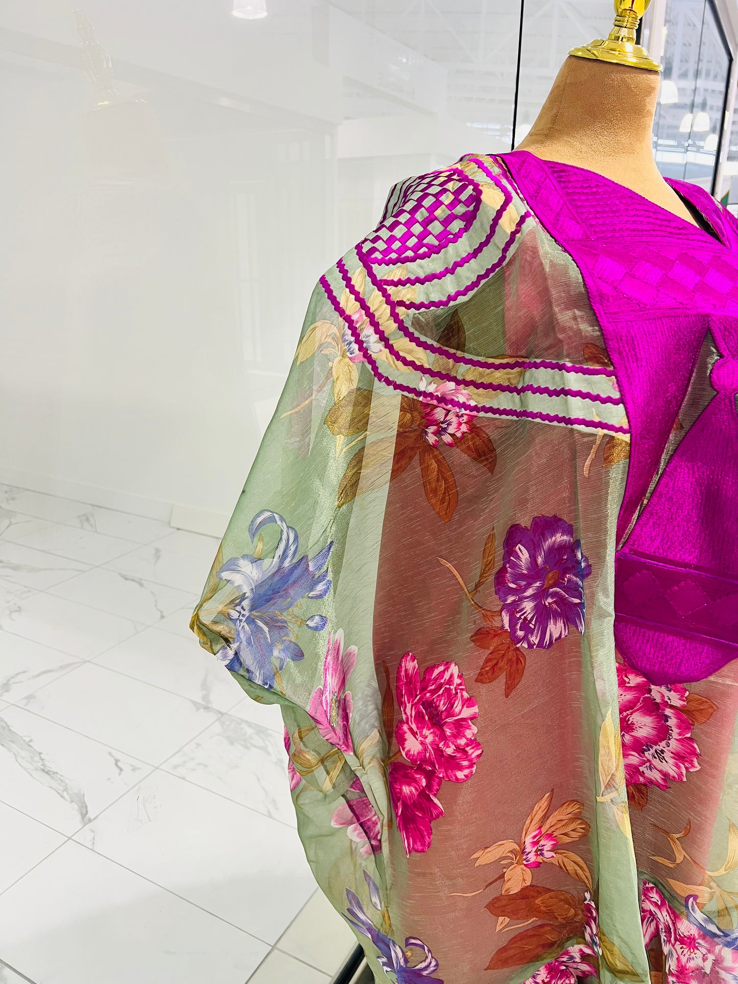 Chiffon floral Ready to wear