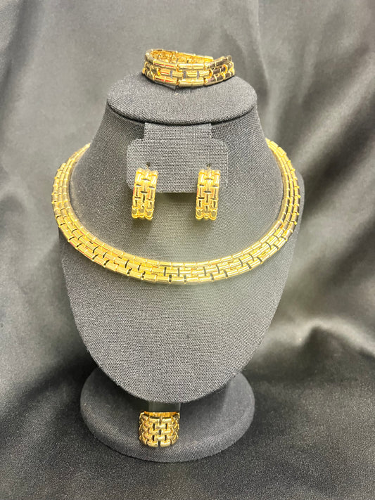 Gold Jewelry Set