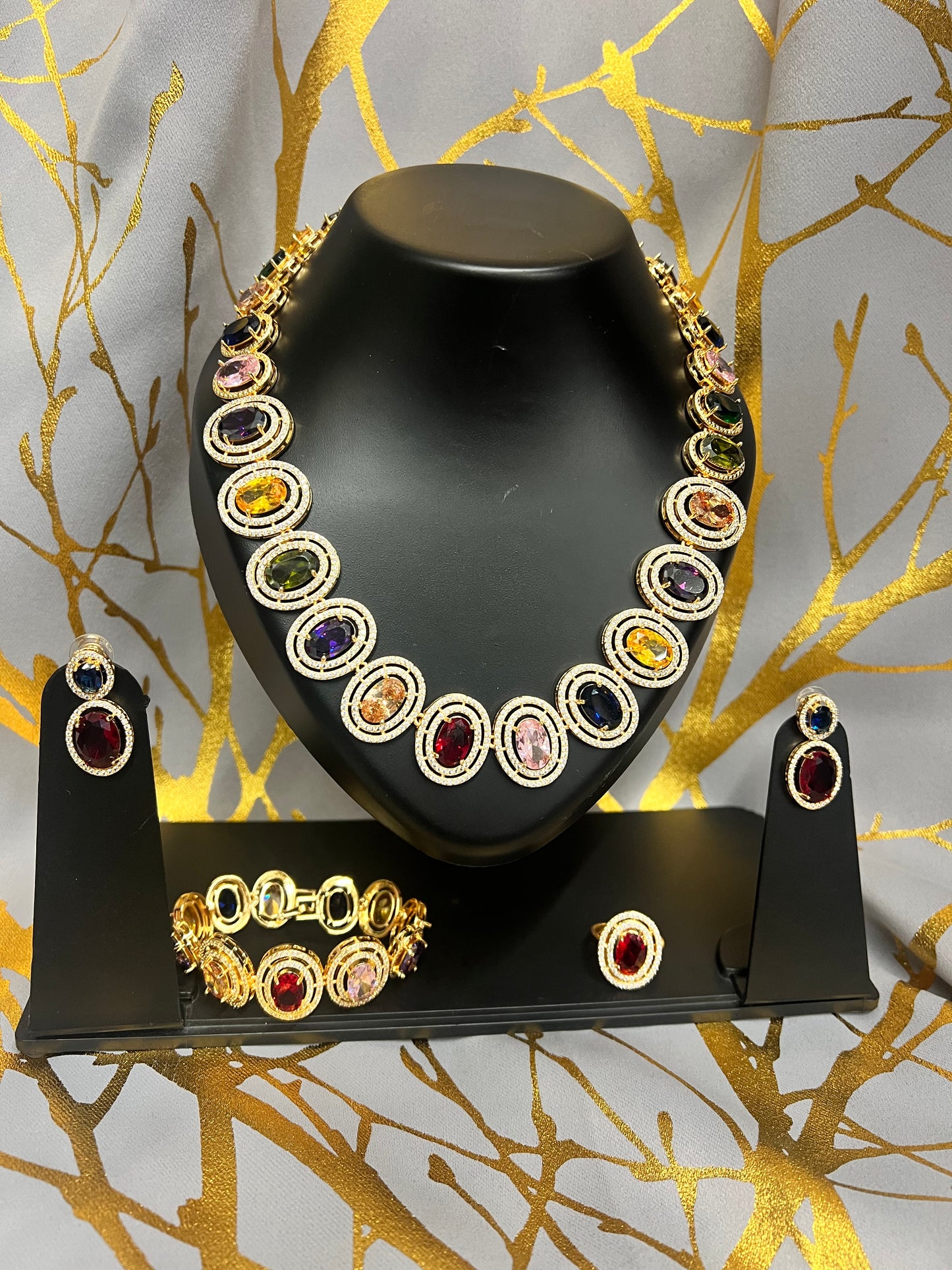 Zirconia jewelry Set