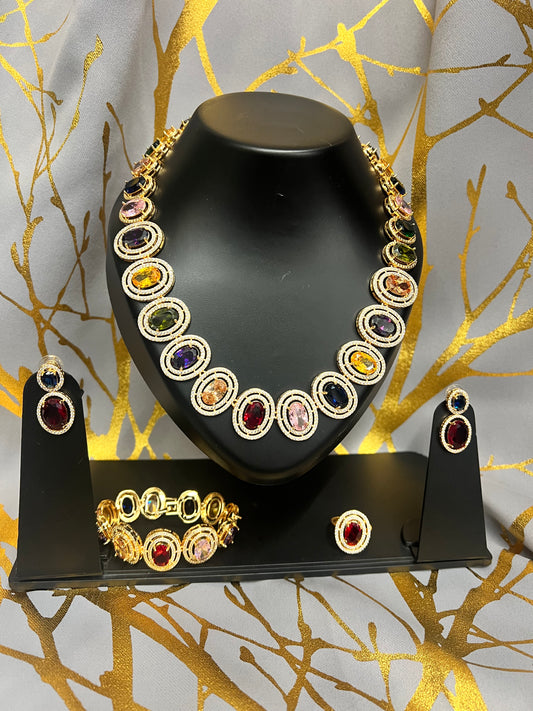 Zirconia jewelry Set