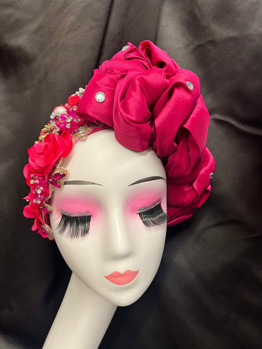 Glamour Pink Turban