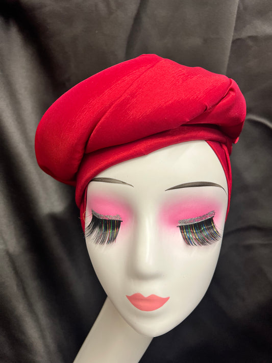 Red Zahra Turban