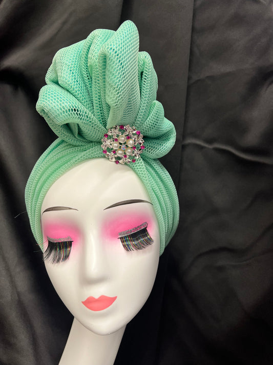 Teal green Turban