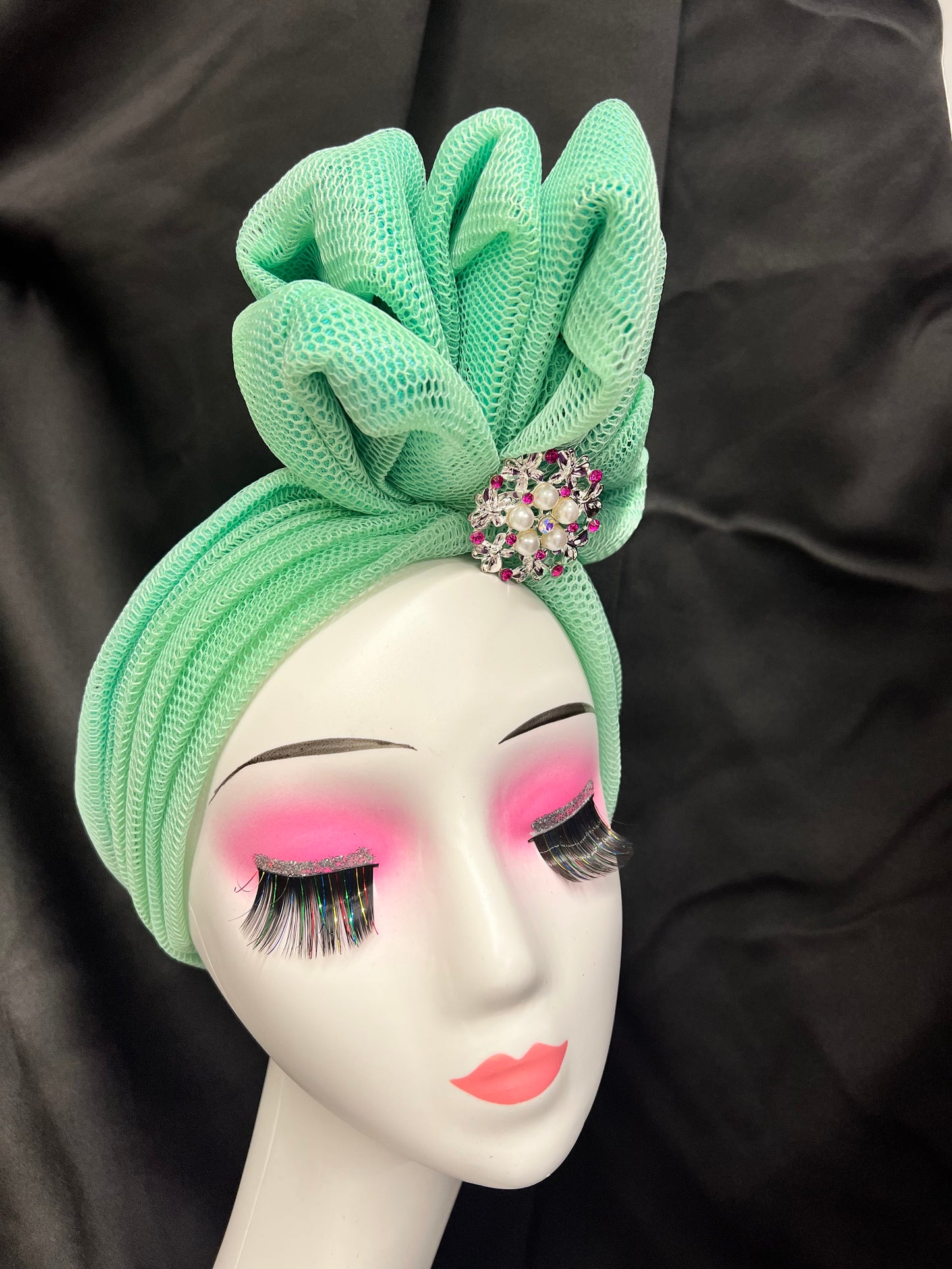 Teal green Turban