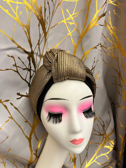Gold and Black Turban