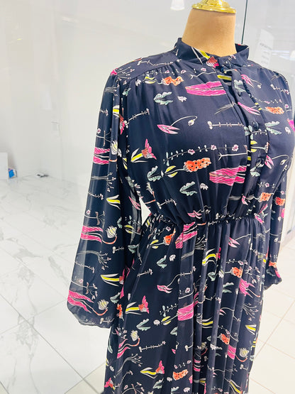 Colorful chiffon Dress