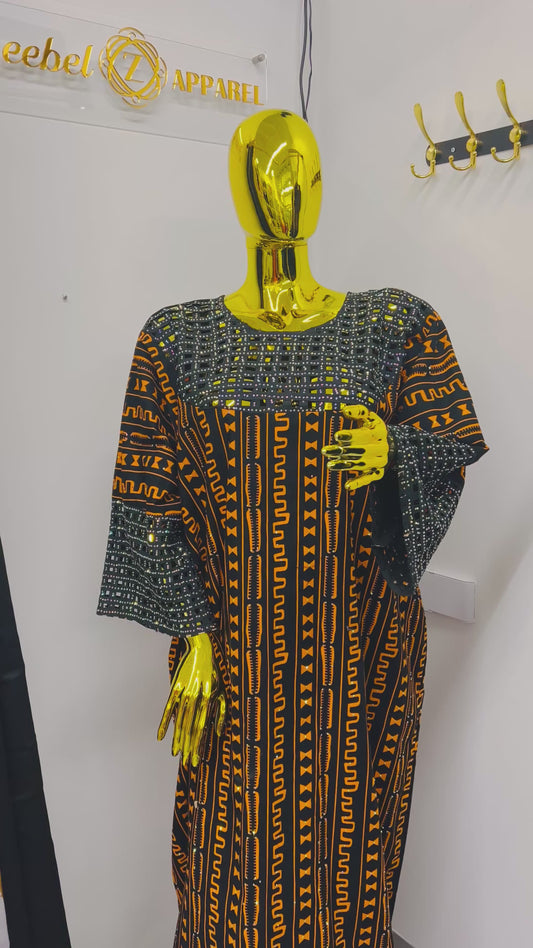 Yellow Ankara attire