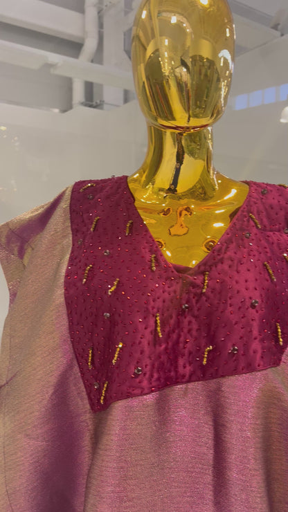 Gold Dazzling Brocade Ready to wear