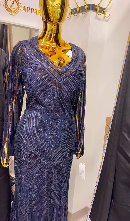 Blue Evening Dress