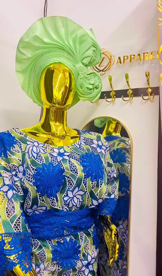 Blouse & Wrapper Set